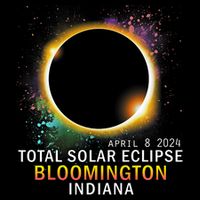 Bloomington Indiana Total Solar Eclipse April 8 2024 Daily Commute Backpack