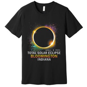 Bloomington Indiana Total Solar Eclipse April 8 2024 Premium T-Shirt