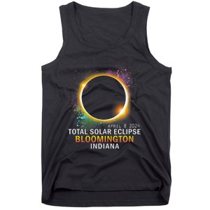 Bloomington Indiana Total Solar Eclipse April 8 2024 Tank Top