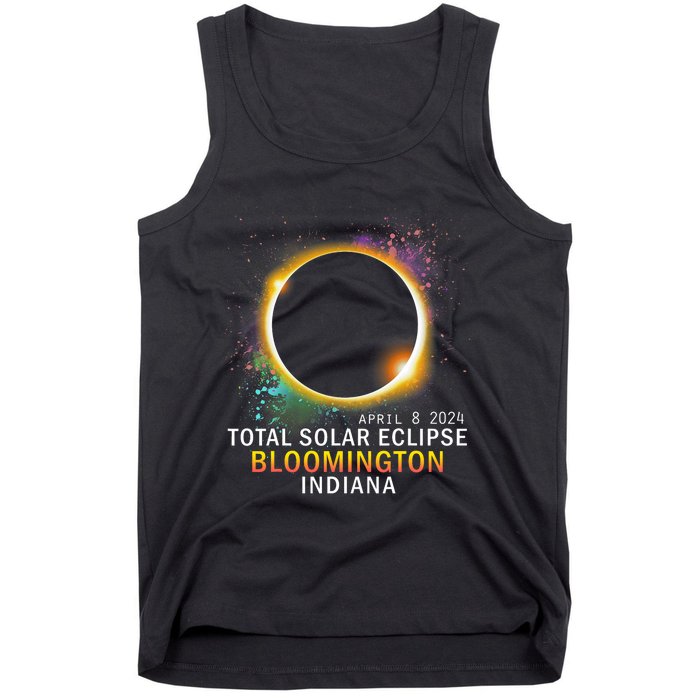 Bloomington Indiana Total Solar Eclipse April 8 2024 Tank Top