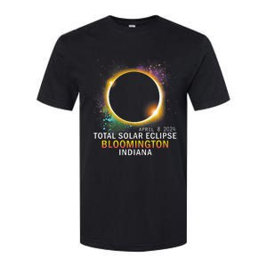 Bloomington Indiana Total Solar Eclipse April 8 2024 Softstyle CVC T-Shirt