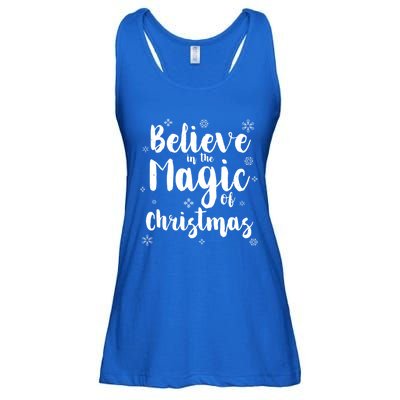 Believe In The Magic Of Christmas Gift Ladies Essential Flowy Tank