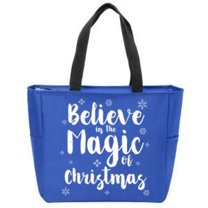 Believe In The Magic Of Christmas Gift Zip Tote Bag