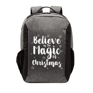 Believe In The Magic Of Christmas Gift Vector Backpack