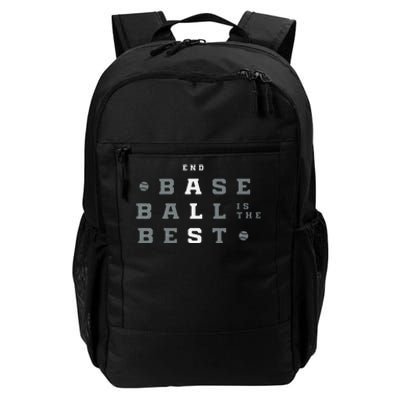 Baseball Is The Best End Als Daily Commute Backpack