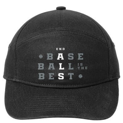 Baseball Is The Best End Als 7-Panel Snapback Hat