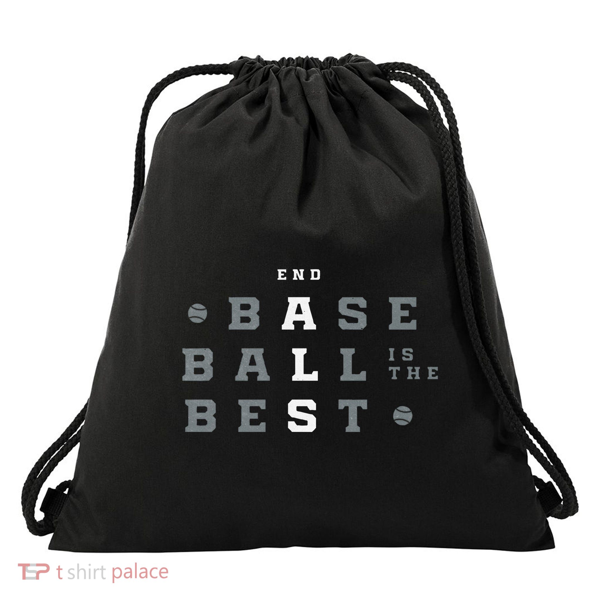 Baseball Is The Best End Als Drawstring Bag