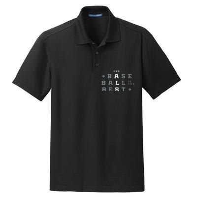 Baseball Is The Best End Als Dry Zone Grid Polo