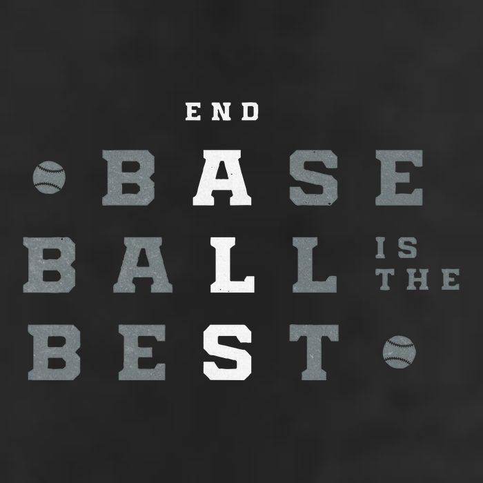 Baseball Is The Best End Als Golf Towel