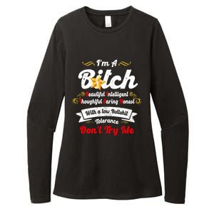 Beautiful Intelligent Thoughtful Caring Honest Womens CVC Long Sleeve Shirt