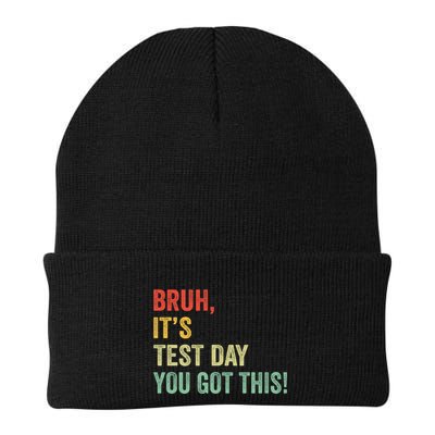 Bruh It’S Test Day You Got This Testing Day Teacher Beanie