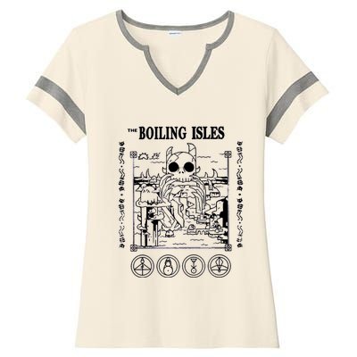 Boilng Isles The Owl House Ladies Halftime Notch Neck Tee