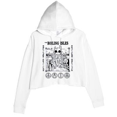 Boilng Isles The Owl House Crop Fleece Hoodie