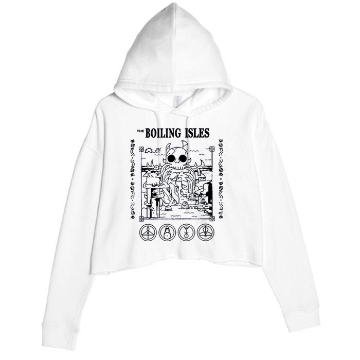 Boilng Isles The Owl House Crop Fleece Hoodie