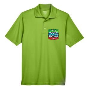 Believe In The Magic Of Christmas Men's Origin Performance Pique Polo