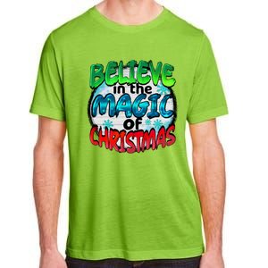 Believe In The Magic Of Christmas Adult ChromaSoft Performance T-Shirt