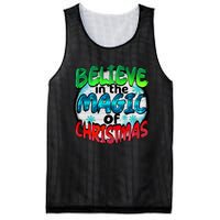 Believe In The Magic Of Christmas Mesh Reversible Basketball Jersey Tank