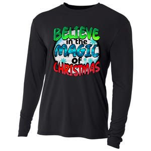 Believe In The Magic Of Christmas Cooling Performance Long Sleeve Crew