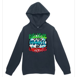 Believe In The Magic Of Christmas Urban Pullover Hoodie