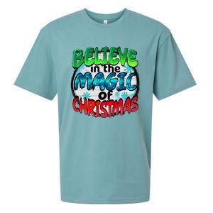 Believe In The Magic Of Christmas Sueded Cloud Jersey T-Shirt