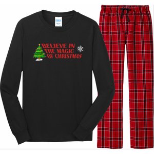 Believe In The Magic Of Christmas Gift Long Sleeve Pajama Set