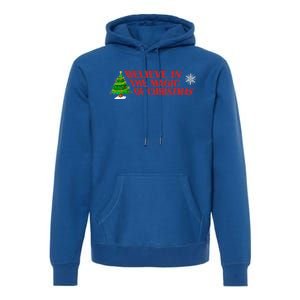 Believe In The Magic Of Christmas Gift Premium Hoodie