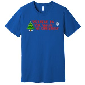 Believe In The Magic Of Christmas Gift Premium T-Shirt