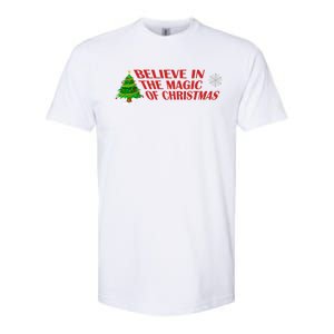 Believe In The Magic Of Christmas Gift Softstyle CVC T-Shirt