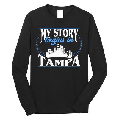 Born In Tampa Long Sleeve Shirt