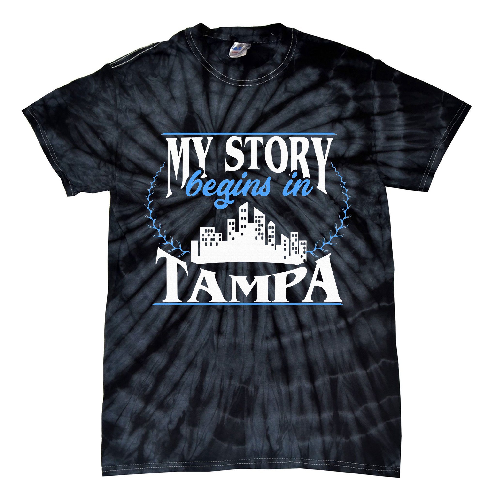 Born In Tampa Tie-Dye T-Shirt