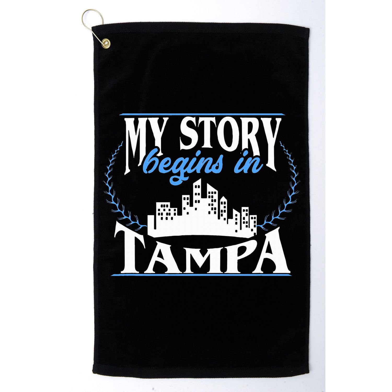 Born In Tampa Golf Towel