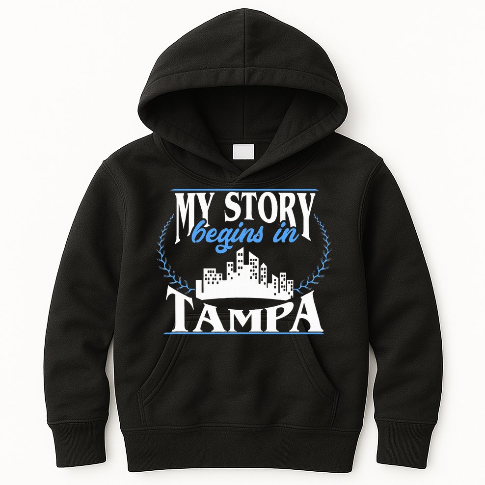 Born In Tampa Kids Hoodie