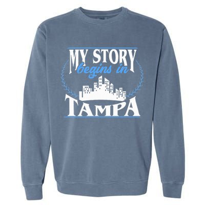 Born In Tampa Garment-Dyed Sweatshirt
