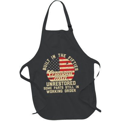 Built In The Fifties Original And Unrestored 50s Birthday Full-Length Apron With Pockets