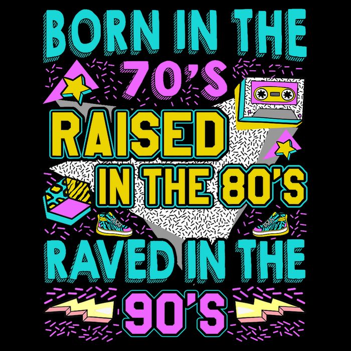 Born In The 70s Raised In The 80s Raved In The 90s Dry Zone Grid Polo