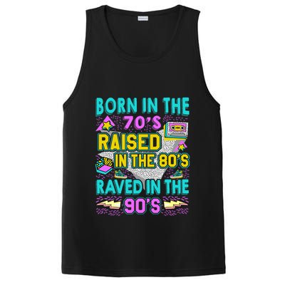 Born In The 70s Raised In The 80s Raved In The 90s PosiCharge Competitor Tank