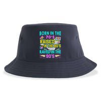 Born In The 70s Raised In The 80s Raved In The 90s Sustainable Bucket Hat