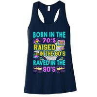 Born In The 70s Raised In The 80s Raved In The 90s Womens Tank Top