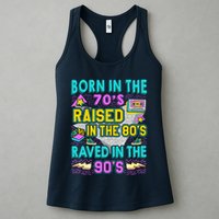 Born In The 70s Raised In The 80s Raved In The 90s Womens Tank Top