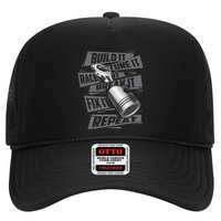 Build It Tune It Race It Repeat Car Enthusiast Trucker Hat