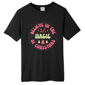 Believe In The Magic Of Christmas Cute Gift Tall Fusion ChromaSoft Performance T-Shirt