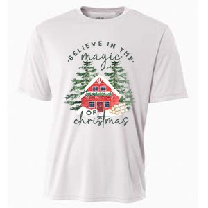 Believe In The Magic Of Christmas Holiday Season Cooling Performance Crew T-Shirt