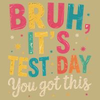 Bruh Its Test Day You Got This Testing Day Teacher Button