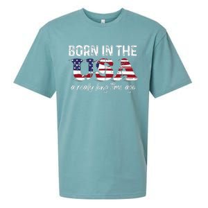 Born In The Usa A Really Long Time Ago Real Patriotic Sueded Cloud Jersey T-Shirt