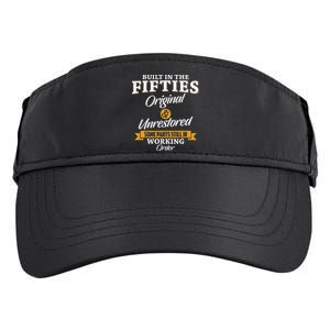 Built In The Fifties Built In The 50s Birthday Adult Drive Performance Visor