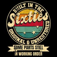 Built In The sixties Original Unrestored 60th Birthday  16 in Basic Backpack