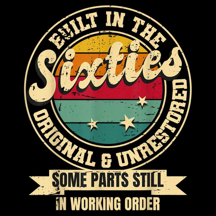 Built In The sixties Original Unrestored 60th Birthday  16 in Basic Backpack
