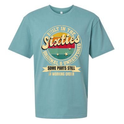 Built In The sixties Original Unrestored 60th Birthday  Sueded Cloud Jersey T-Shirt