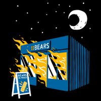 Bears In Trees Bakery On Fire Flat Bill Trucker Hat