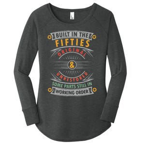 Built In The Fifties Built In The 50s Birthday Women's Perfect Tri Tunic Long Sleeve Shirt